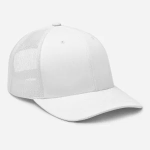Retro trucker pet met bedrukking - Yupoong 252 - productafbeelding 4