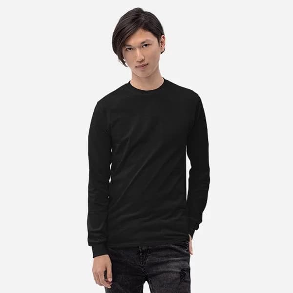 Longsleeve met print - Gildan 2400 - productafbeelding 4