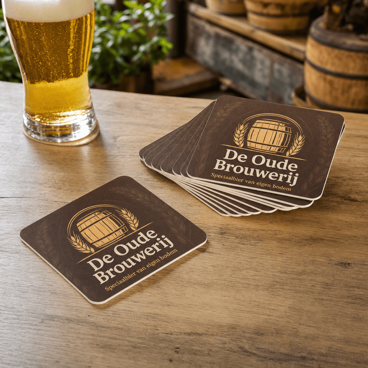 Bierviltjes bedrukken – Gepersonaliseerde bierviltjes voor horeca en evenementen - productafbeelding 1