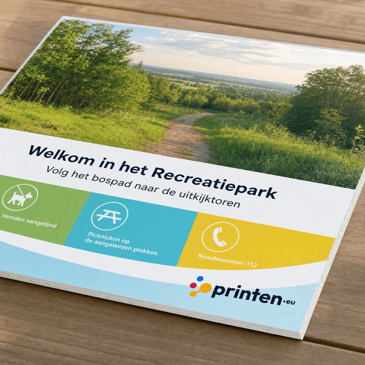 Dispa plaat bedrukken – duurzaam plaatmateriaal met full colour print