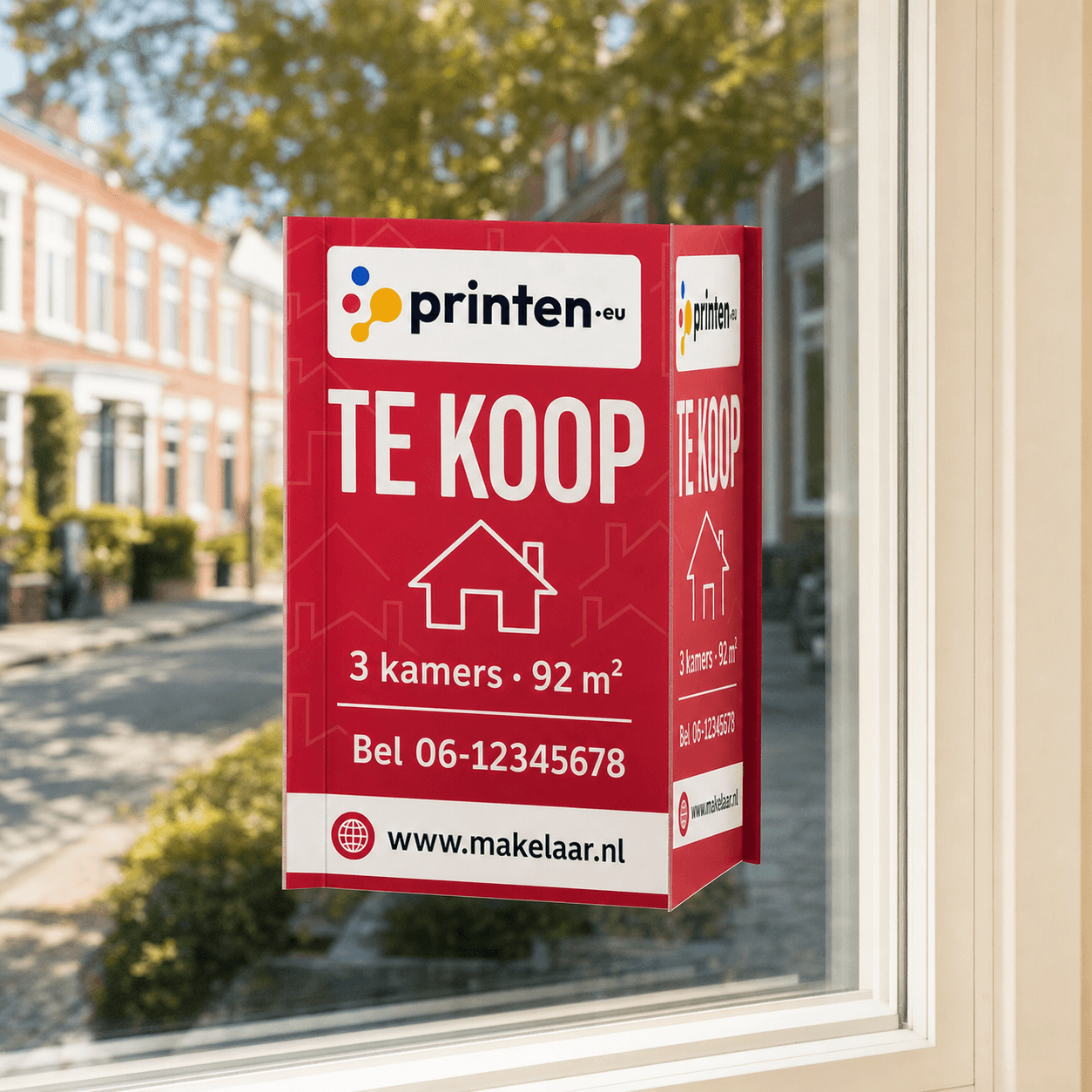 V-borden bedrukken – Dubbelzijdige reclameborden voor buiten