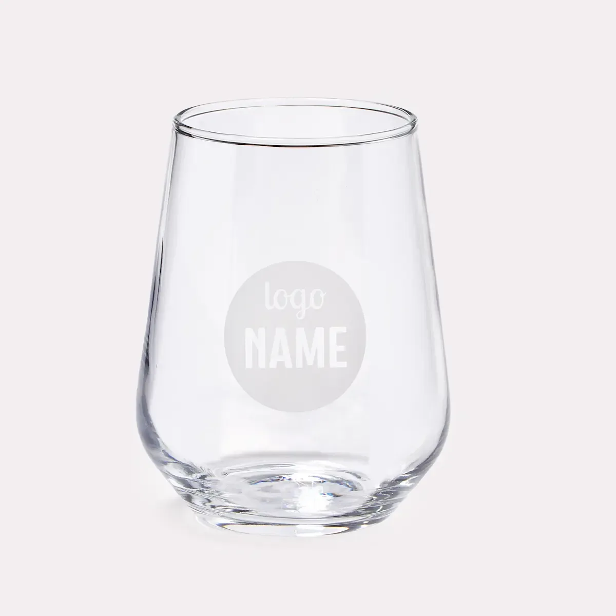Drink- en waterglazen met bedrukking