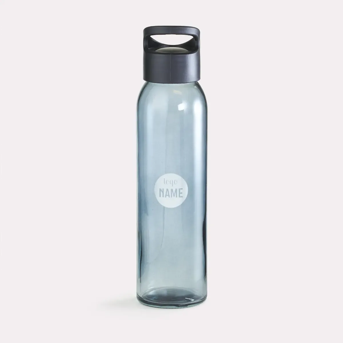 Glazen Drinkfles 470 ml met PP Dop - Bedrukbaar