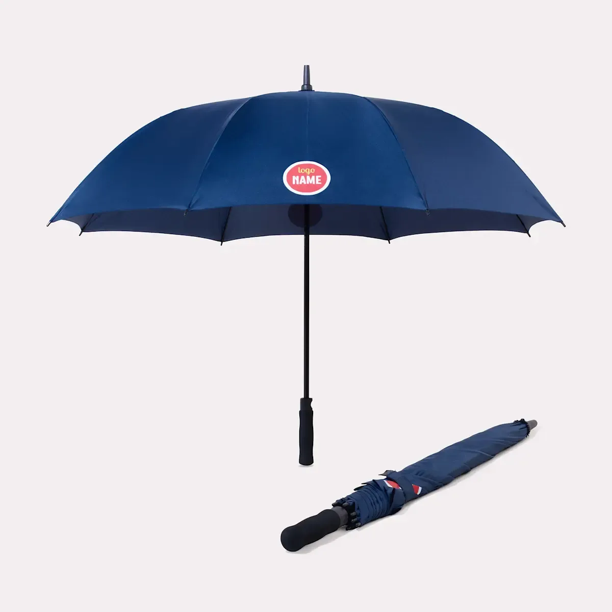 Eco Golfparaplu Falcone Automatisch Windproof 130 cm met Bedrukking