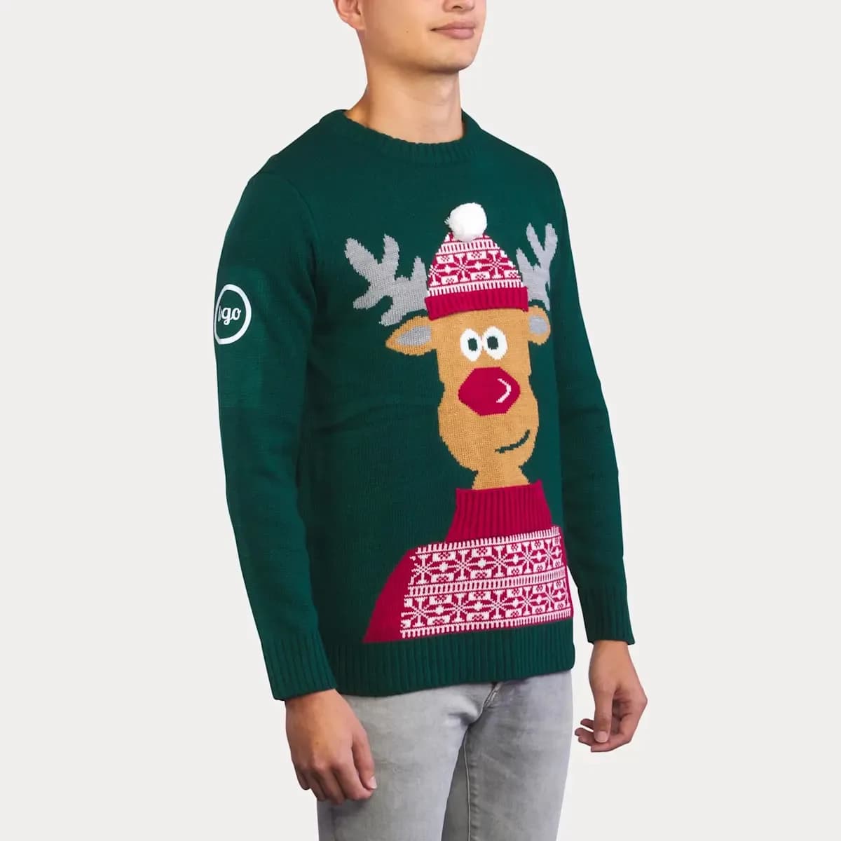 Kersttrui met eigen bedrukking