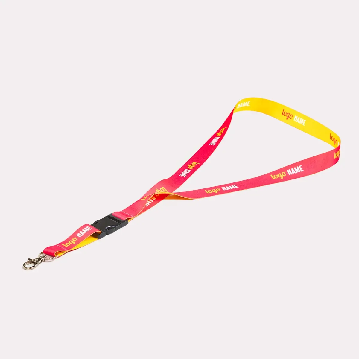 Keycords met buckle – Bedrukte lanyards voor pasjes en sleutels
