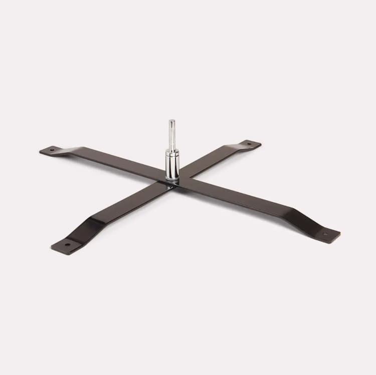 Kruisvoet met rotator voor vlaggen 80x80 cm
