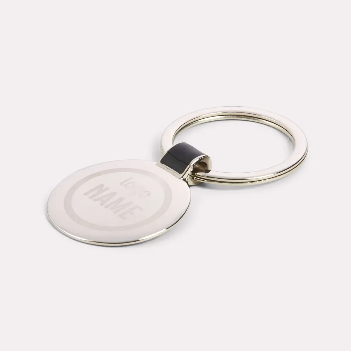 Metalen sleutelhanger met lasergravure