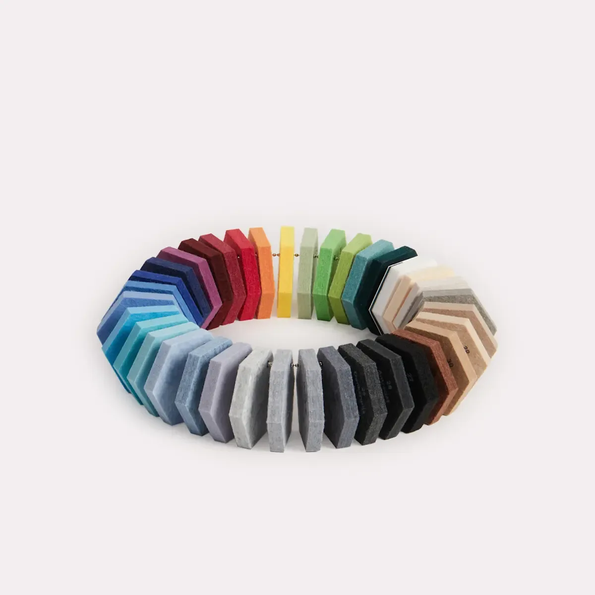 PET-vilt kleurstalenketting