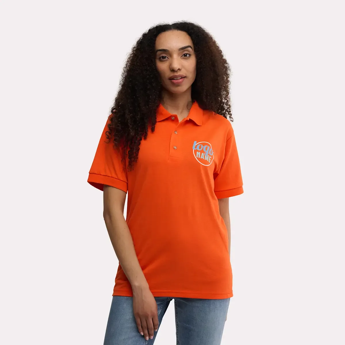 Polo Gildan Dry Blend Jersey met Bedrukking