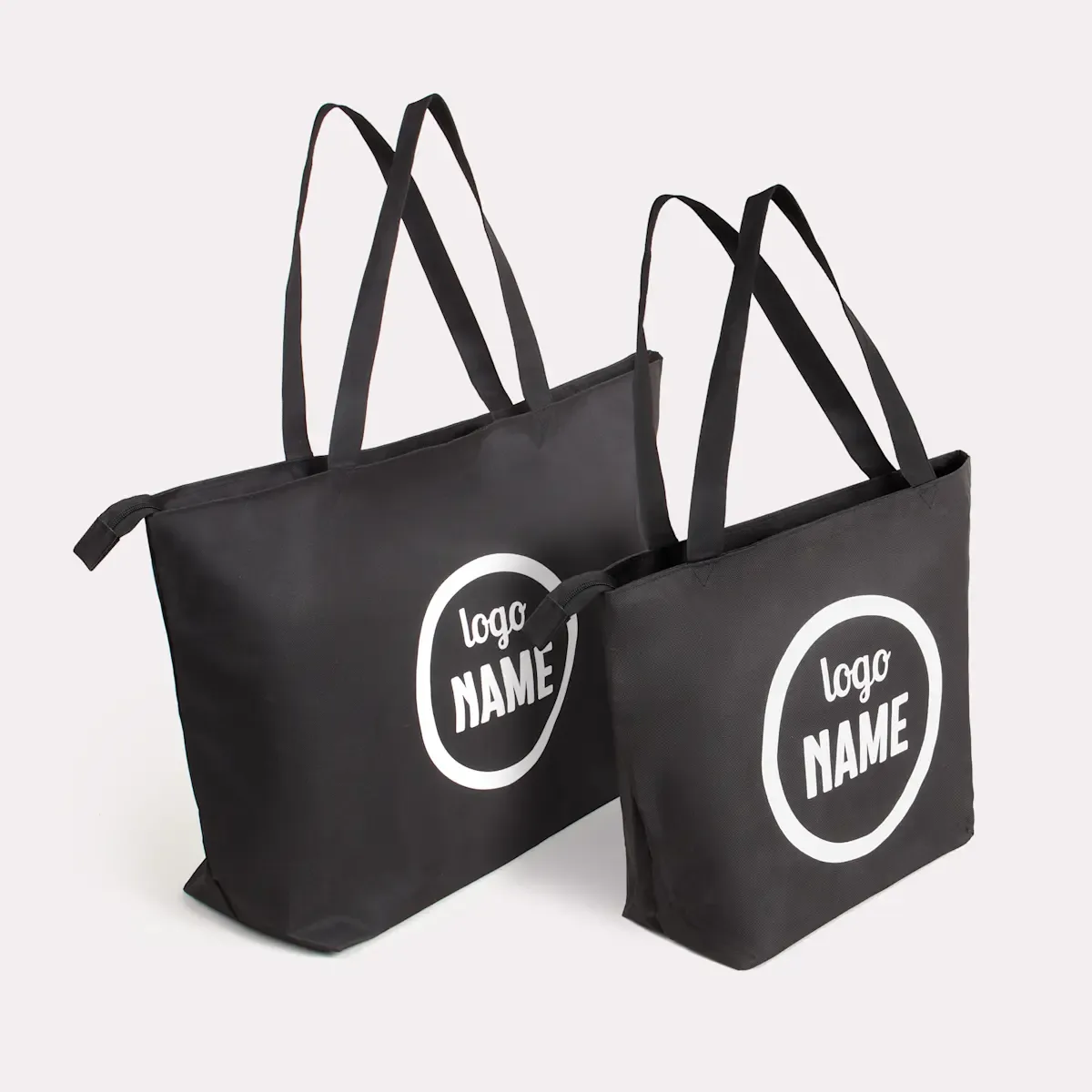 Polyester strandtas met bedrukking