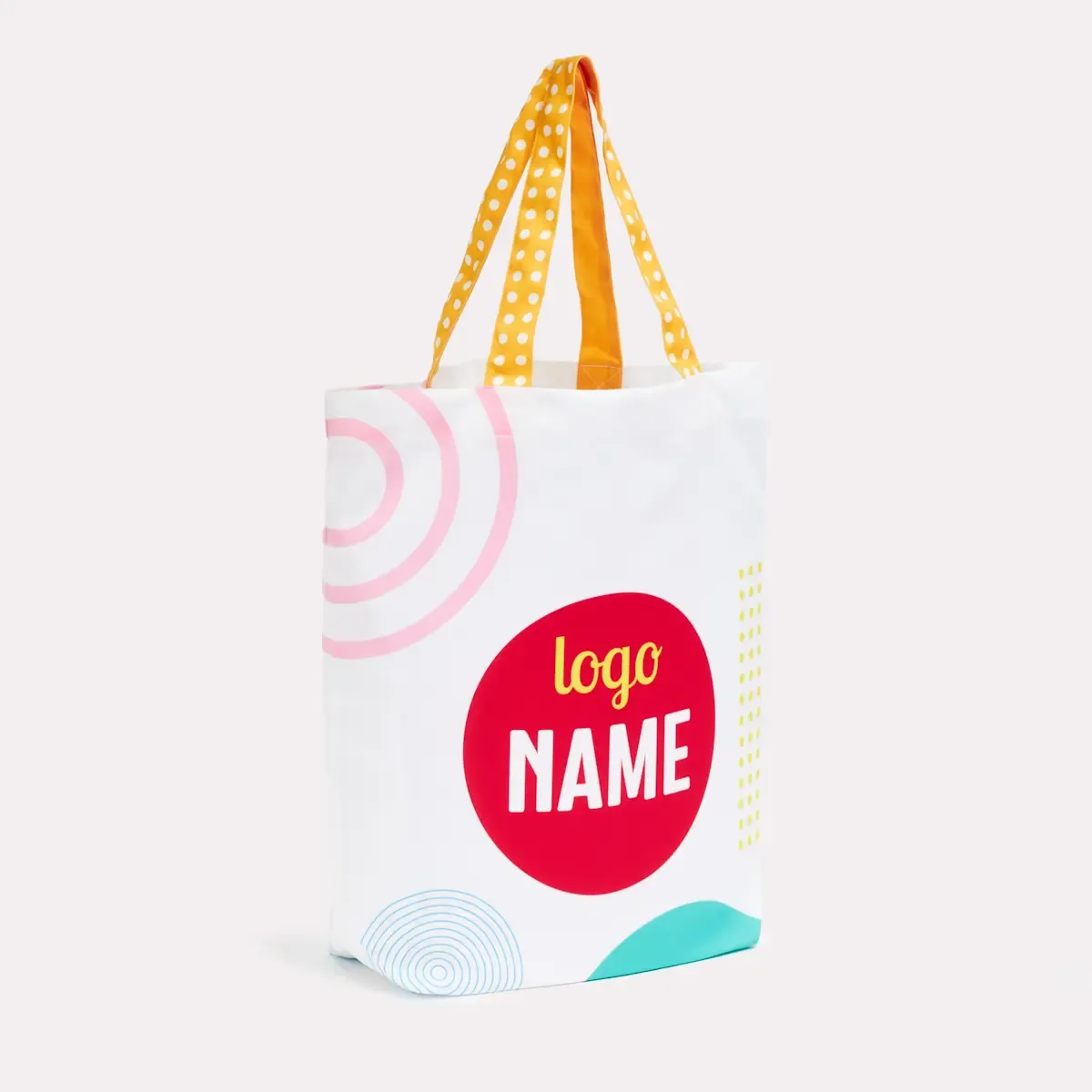 Polyester tote bag all-over bedrukken