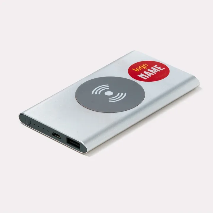 Draadloze Powerbank met Bedrukking