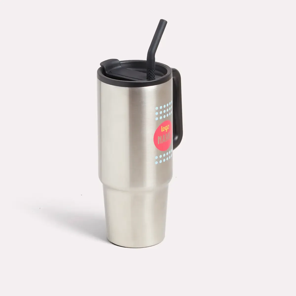 RVS Tumbler met Handvat 900 ml - Gepersonaliseerde Drinkbeker