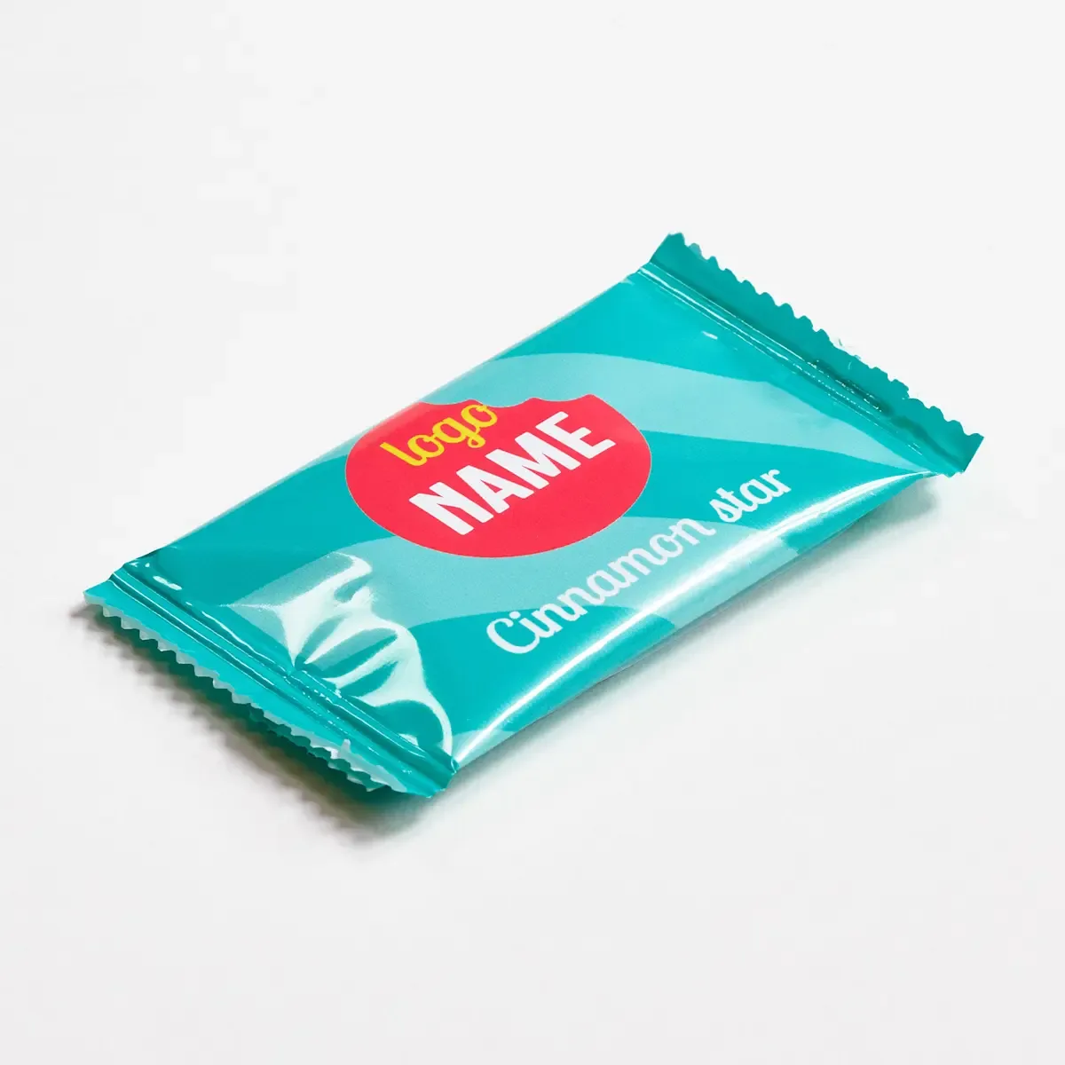 Sterkoekje kaneel met eigen bedrukte wikkel