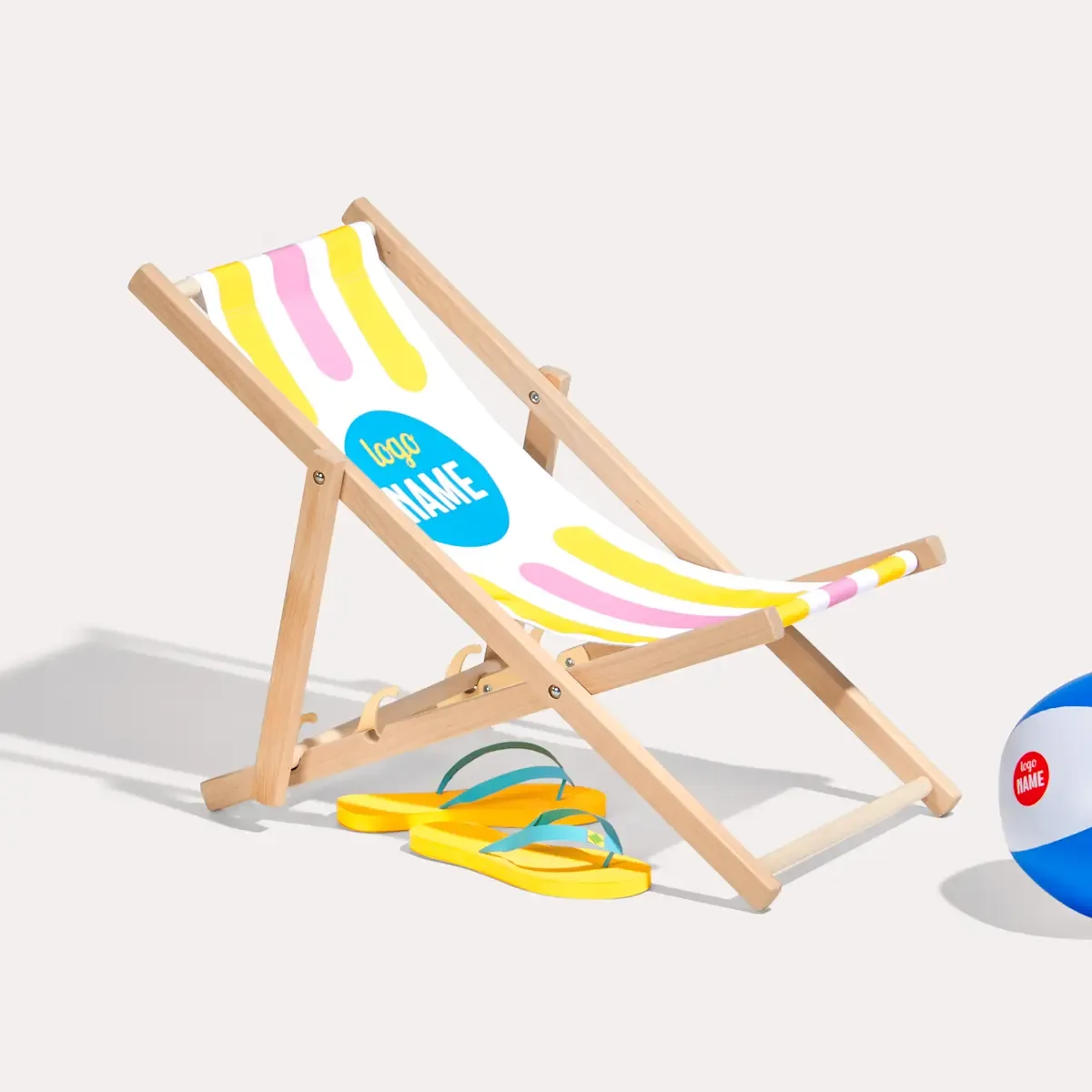Gepersonaliseerde Strandstoel voor Kinderen met Full Colour Bedrukking