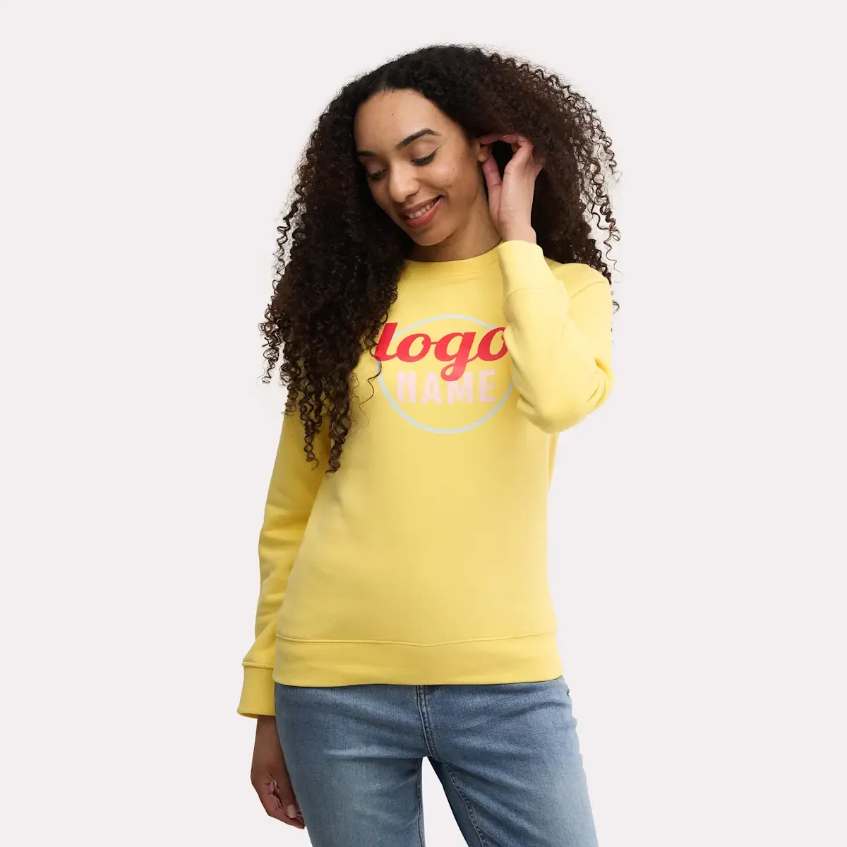 Sweater B&C Queen met Bedrukking