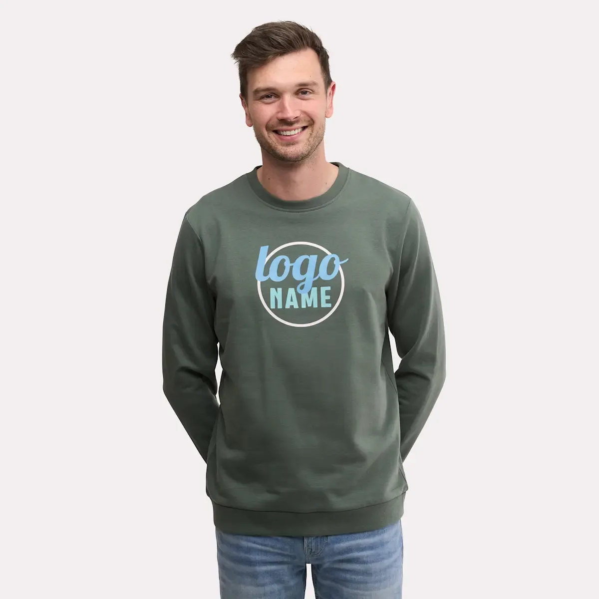 B&C Set In Sweater bedrukken