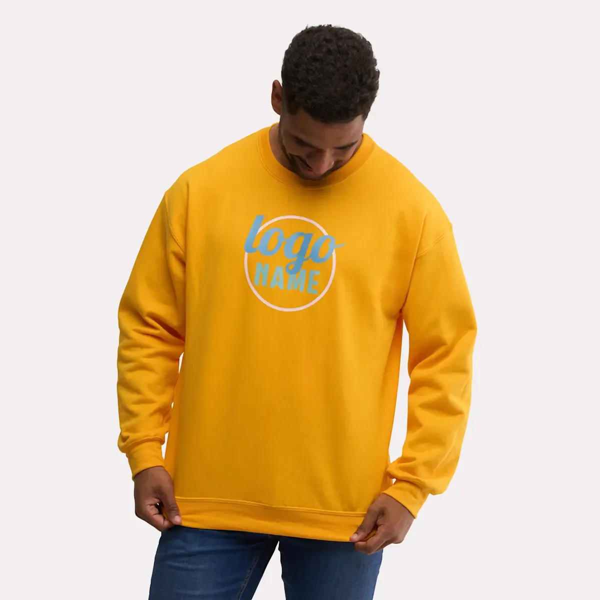 Sweater Gildan Heavy Blend met bedrukking