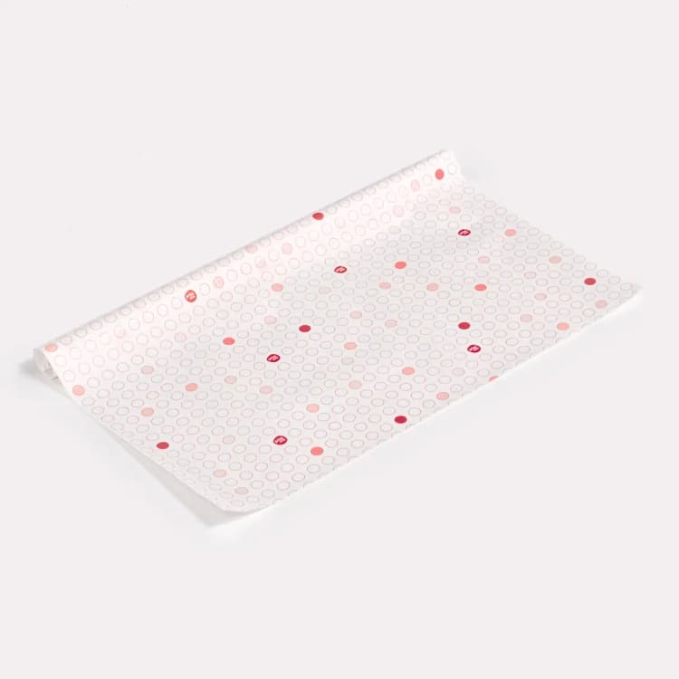 Vetvrij papier bedrukken voor frietbakjes en snacks