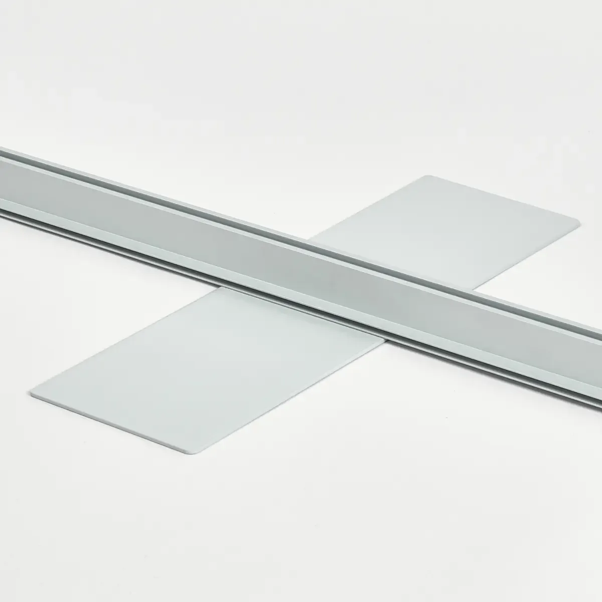 Voetplaat voor textielframe - Aluminium, Zwart of Wit