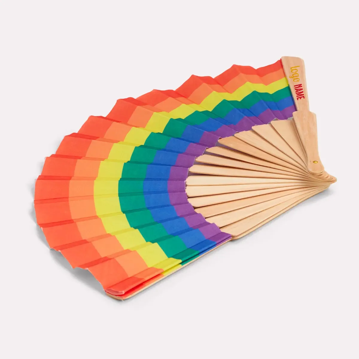 Regenboogwaaier bedrukken