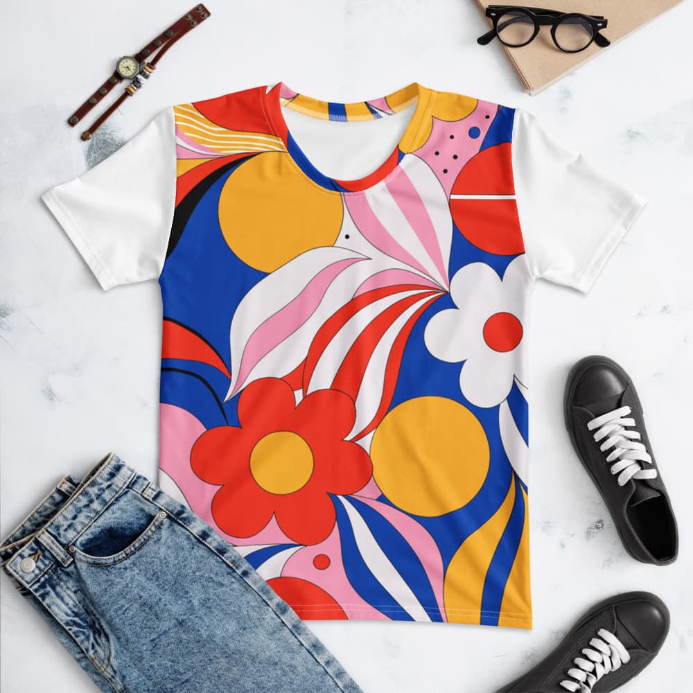 Dames T-shirt met eigen print - Bedrukking in alle maten