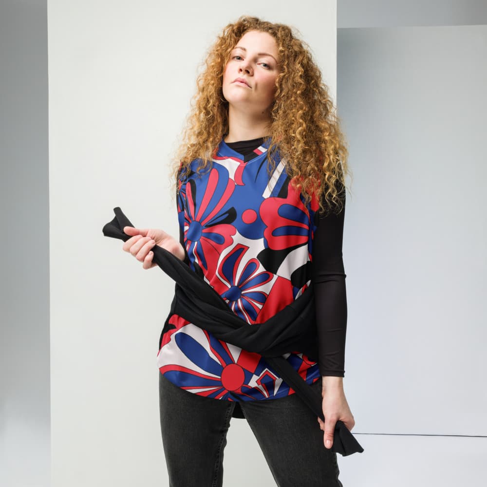 Basketbalshirt met all-over print