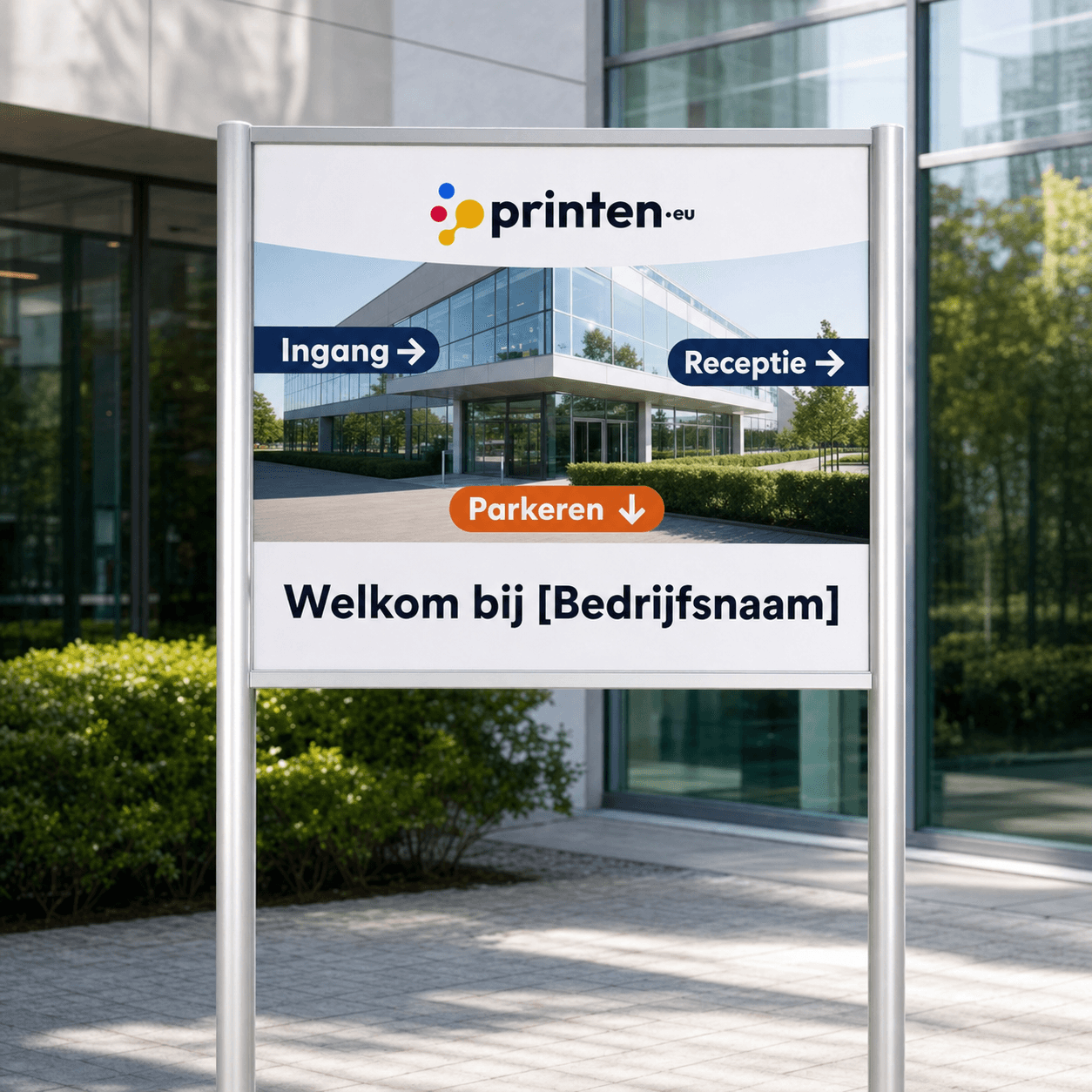 Bewegwijzeringsbord bedrukken