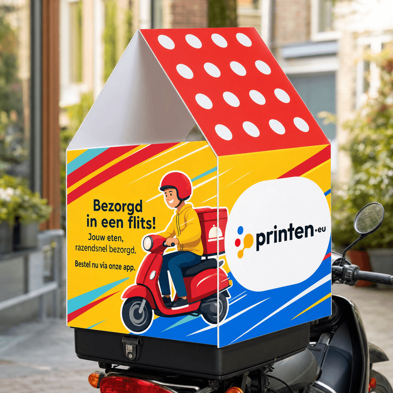 Bezorgboxdisplay bedrukken