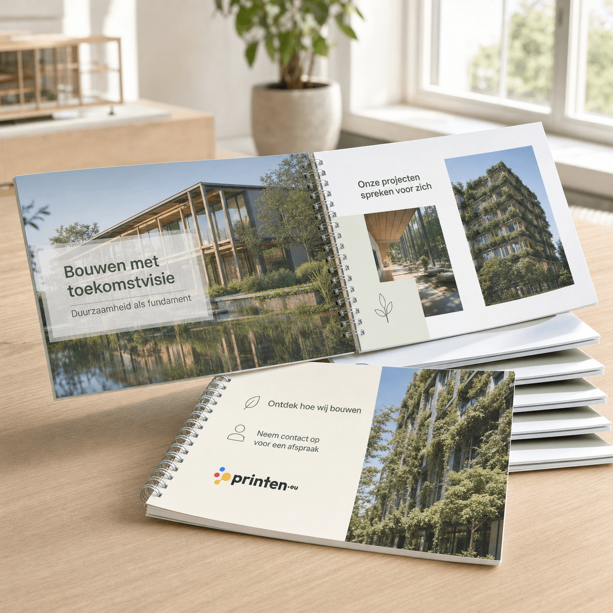 Brochure wire-o met metalen binding