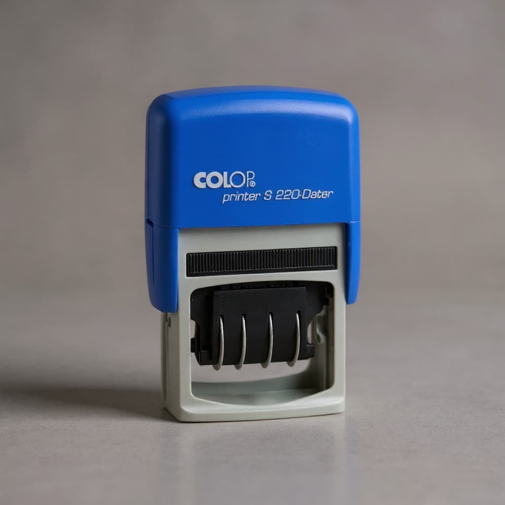 Datumstempel zonder tekst, zelfinktend