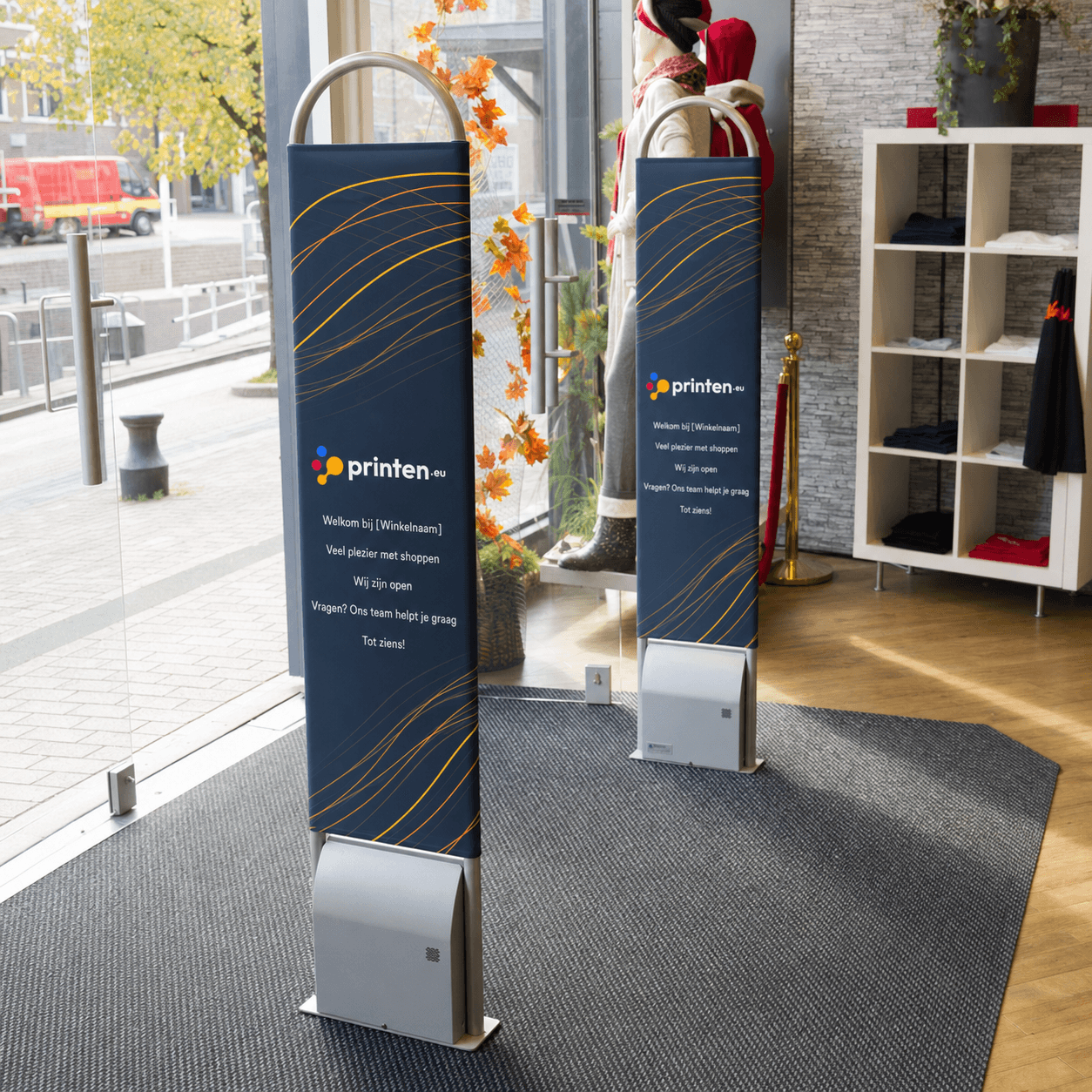 Detectiepoorthoes bedrukken
