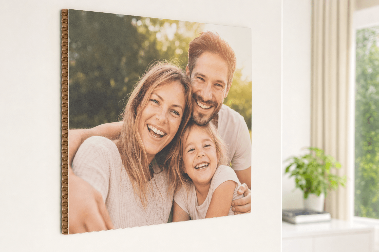 Foto op karton laten drukken als wanddecoratie
