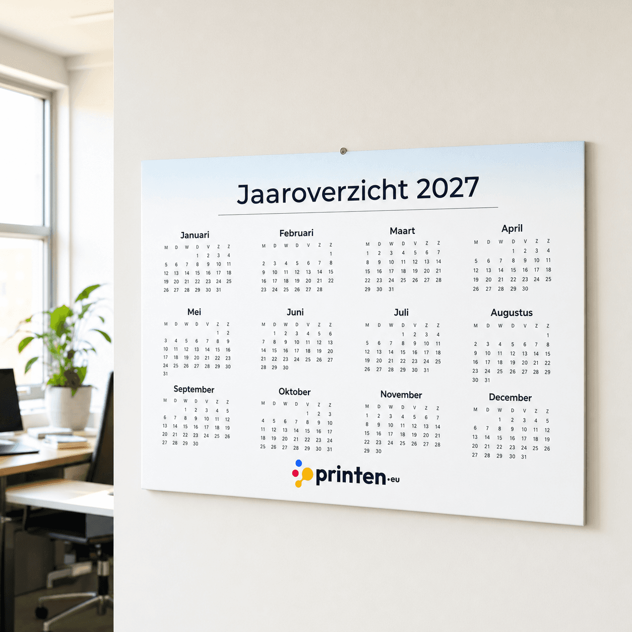 Hardcover kalender met 4/4 full colour bedrukking