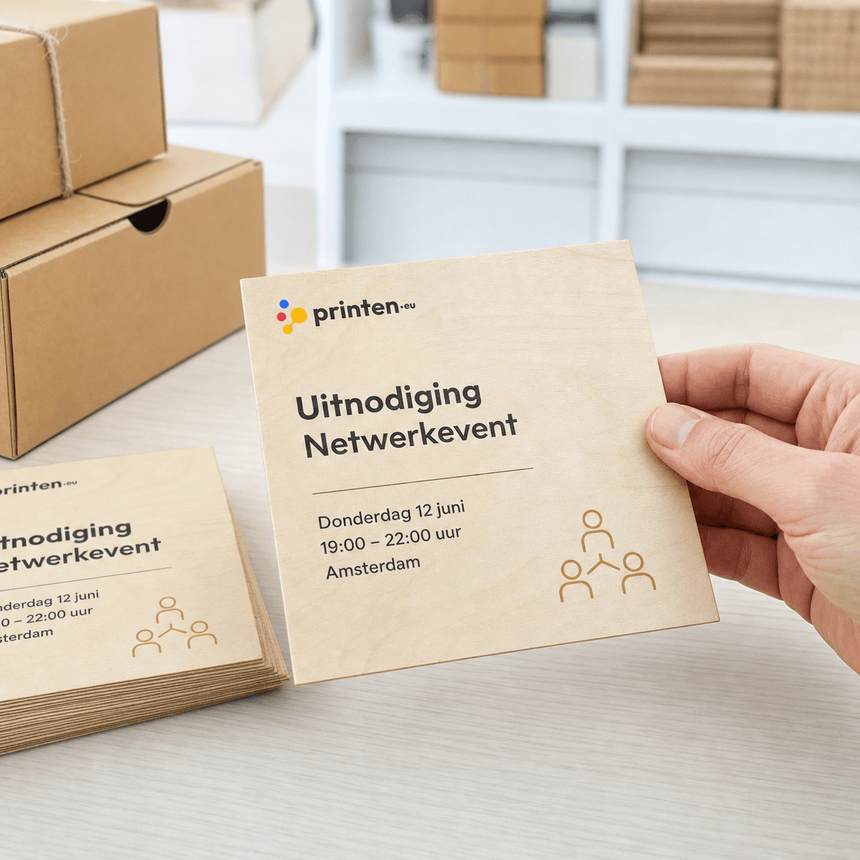 Houten kaarten
