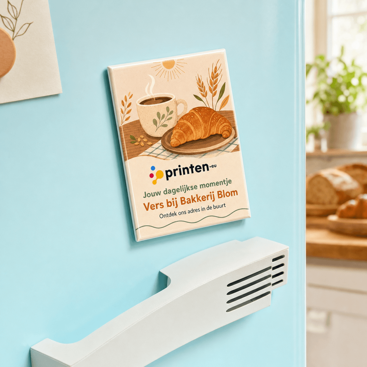 Koelkastmagneet met Full Colour bedrukking (53 x 78 mm)