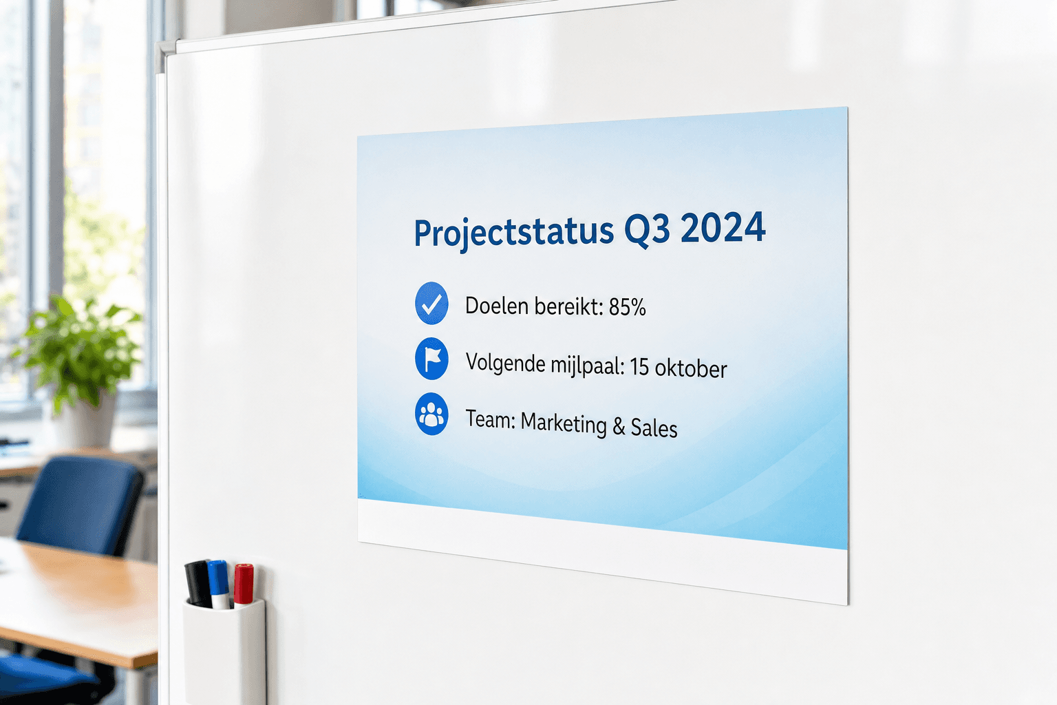 Magneetposter bedrukken op maat