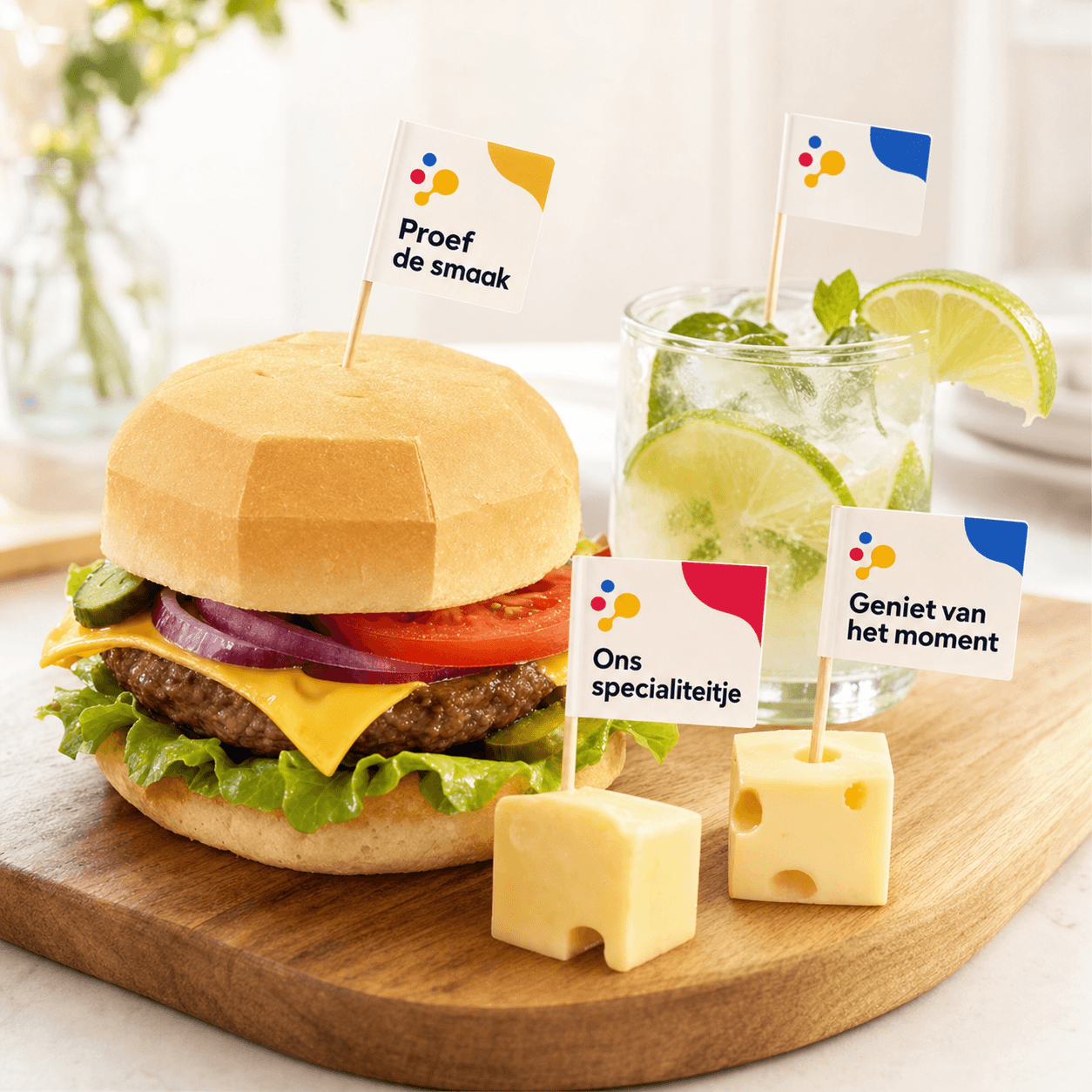 Prikkervlaggetjes bedrukken voor horeca en evenementen