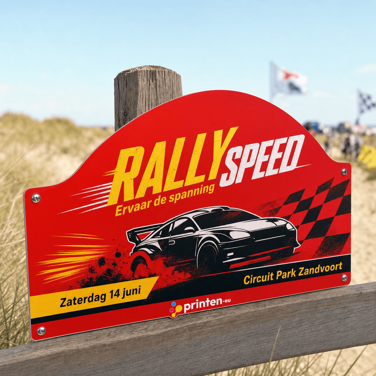 Rallyschilden – Duurzame reclameborden voor evenementen en sport