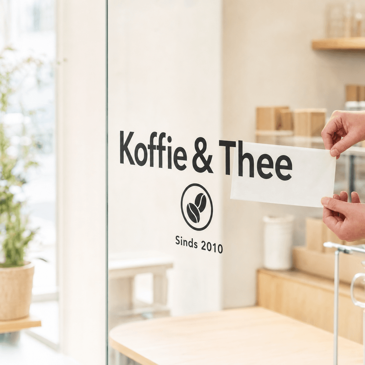Snijfolie op rol – zelfklevende folie voor raam- en glasdecoratie