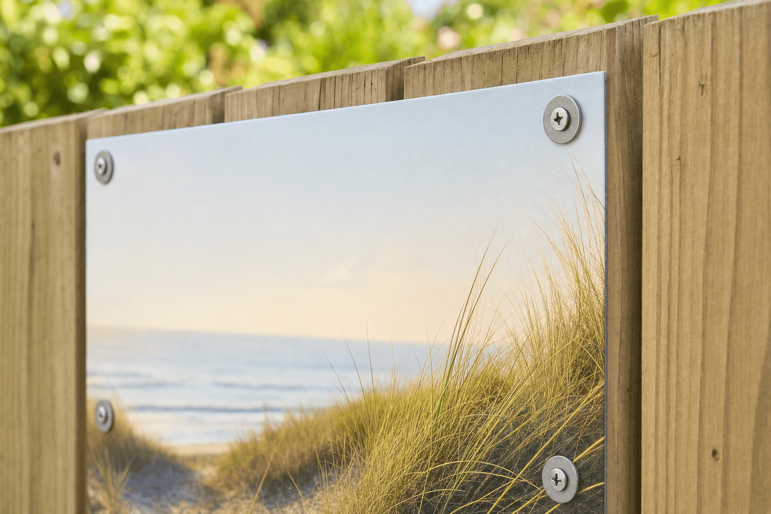 Tuinposter bevestigingsset RVS (4 stuks)