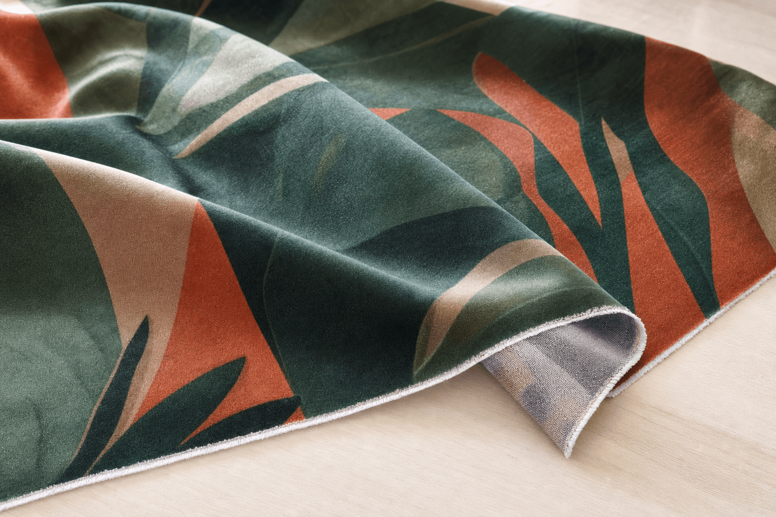 Velours doek bedrukken