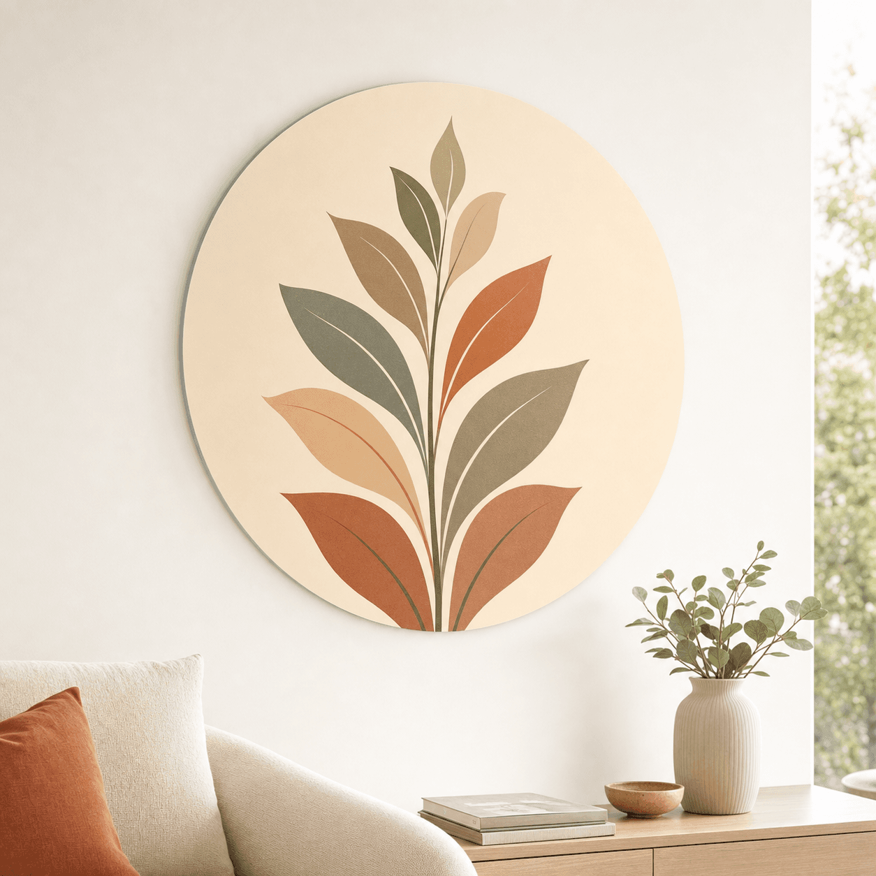 Wandcirkels op maat – Bedrukte ronde wanddecoratie